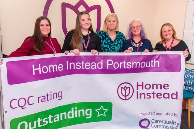 Some of the team at Home Instead Portsmouth