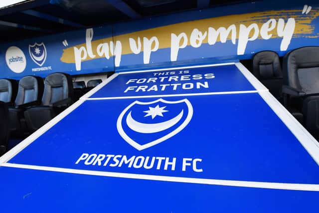 Pompey welcome Accrington to Fratton Park on Sunday.  Picture: Mike Hewitt/Getty Images