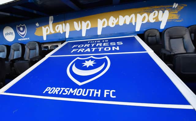 Pompey welcome Accrington to Fratton Park on Sunday.  Picture: Mike Hewitt/Getty Images