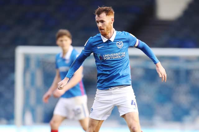 Tom Naylor was Wayne Harris' choice as Pompey man of the match against Blackpool. Picture: Joe Pepler