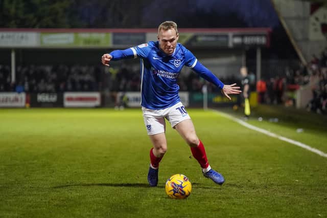Anthony Scully has now returned to Fratton Park after his Colchester loan was ended. Picture: Jason Brown/ProSportsImages