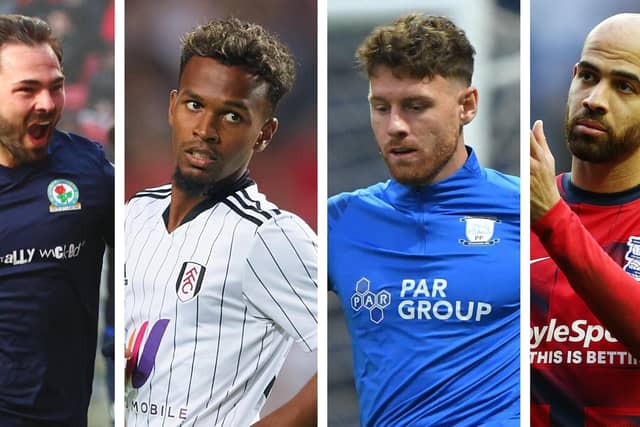 Championship free agents (L-R): Bradley Dack, Josh Onomah, Connor Wickham and Jordan Graham.