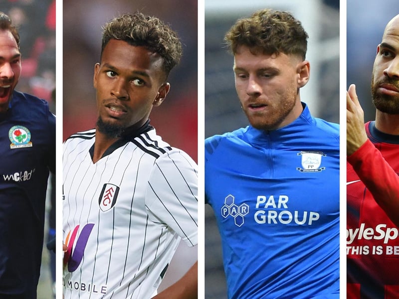 Championship free agents (L-R): Bradley Dack, Josh Onomah, Connor Wickham and Jordan Graham.