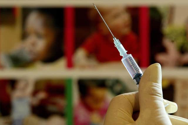 Portsmouth missed the target for children's vaccination levels against measles, mumps and rubella last year