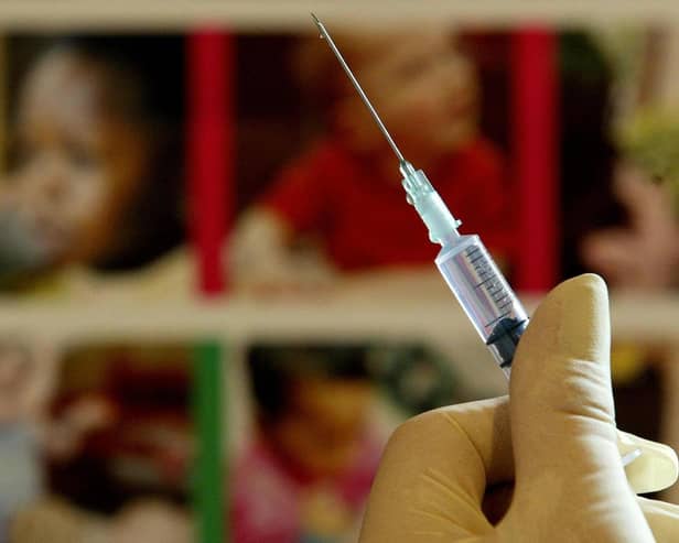Portsmouth missed the target for children's vaccination levels against measles, mumps and rubella last year