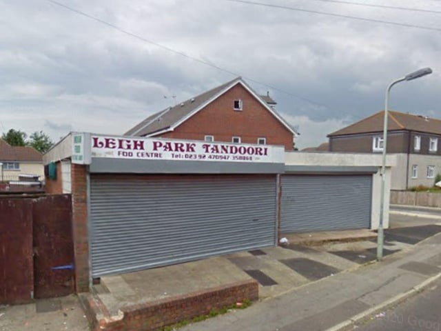 Leigh Park Tandoori Food Centre at 1 Swaythling Road, Havant was rated five on October 19.