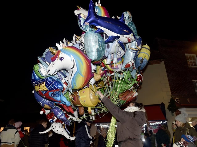 Emsworth Christmas lights were switched on in St Peter's Square on Friday, December 1, 2023.
Picture: Sarah Standing