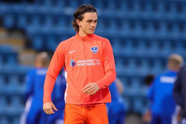 Pompey defender Rasmus Nicolaisen