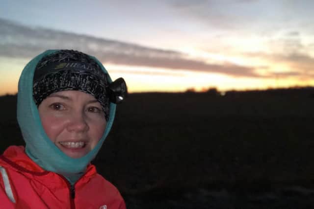 Natalie March, from Denmead, training to run her first marathon