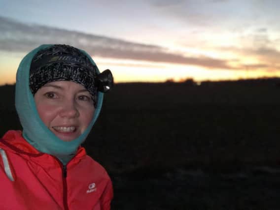 Natalie March, from Denmead, training to run her first marathon