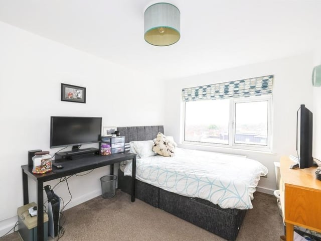 This two bedroom apartment in Bramble Road, Southsea, is on the market for £165,000. It is listed by Purplebricks.