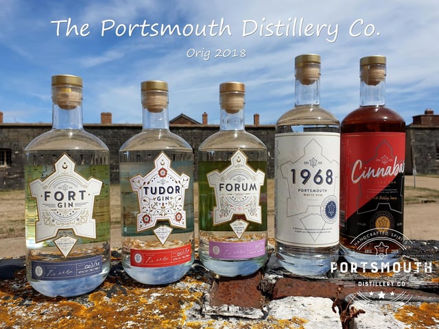 The Portsmouth Distillery Co is an award-winning rum distillery that also makes gin and is located in the historic surroundings of Fort Cumberland.
