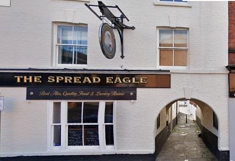 The Spread Eagle, 7 Beetwell St, Chesterfield, S40 1SH. Pete Lythe posts in Google reviews: "Brilliant pub, great beers in a smartly refurbished establishment."
