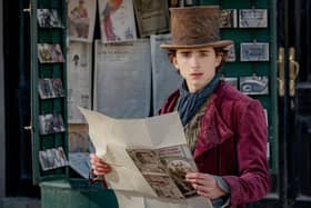 Timothée Chalamet in Wonka - a film best experienced at Cineworld 4DX