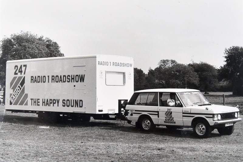 The Radio 1 Roadshow in Southsea, in 1977.
