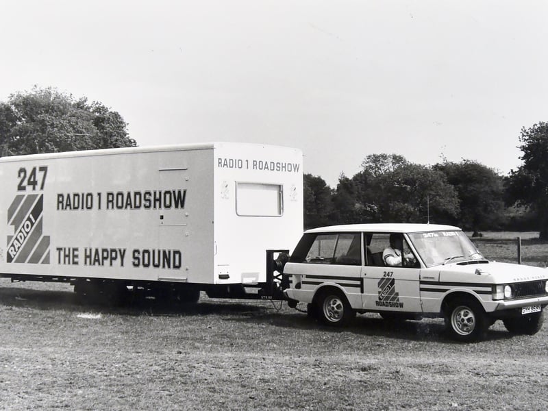 The Radio 1 Roadshow in Southsea, in 1977.