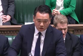 Alan Mak MP in the House of Commons