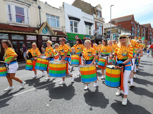 Ports Fest mardi gras parade, Albert Road, Southsea
Picture: Chris Moorhouse (290624-276)