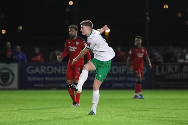 Chad Field in action for Bognor Regis. Picture: Tim Hale.