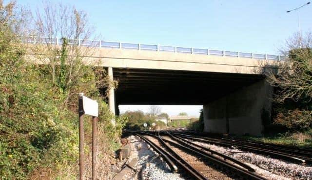 A27 Cosham Bridge where works will be carried out.Pic: Highways England