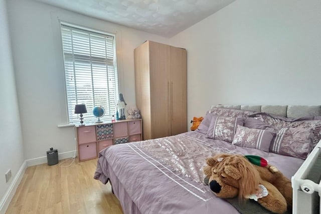 The listing says: "West facing garden! Jeffries & Dibbens are delighted to offer for sale this three bedroom, terraced property in Nelson Avenue, North End. Suitable for first time or investment buyers, this property offers a selection of benefits."