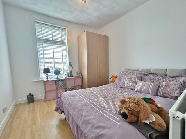 The listing says: "West facing garden! Jeffries & Dibbens are delighted to offer for sale this three bedroom, terraced property in Nelson Avenue, North End. Suitable for first time or investment buyers, this property offers a selection of benefits."