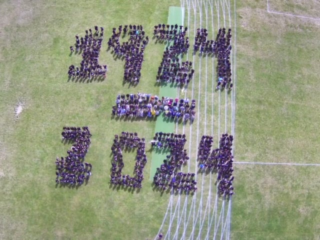 Purbrook Park Celebrates 100 years with an aerial photograph