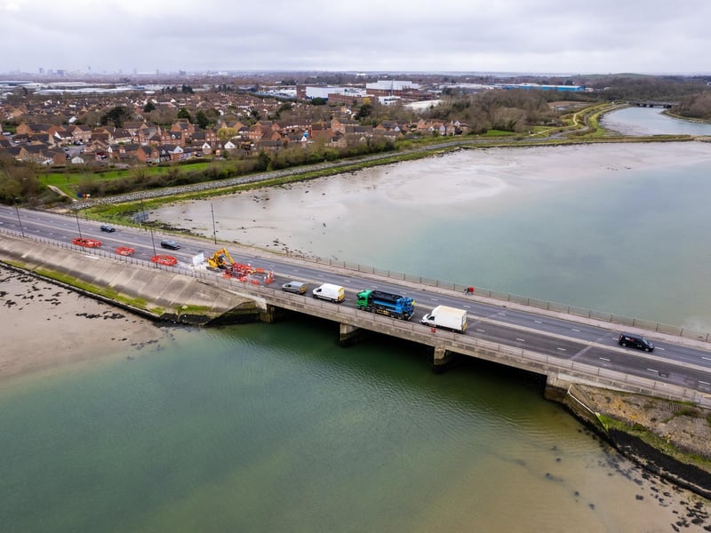 New disruption to motorists this week as the Eastern Road has been dug up again.Pictured - Eastern Road Southbound closed again for worksPhotos by Alex Shute