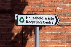 The waste recycling centre in Waterlooville is round the back of a housing estate