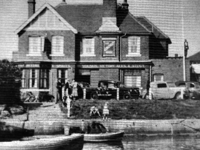 The Thatched House, Locksway Road, Milton, Portsmouth, in the 1940's or 50's