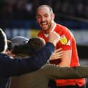 Pompey-linked striker Danny Hylton   Picture: Alex Burstow/Getty Images