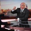 For use in UK, Ireland or Benelux countries only BBC handout photo of Education Secretary Nadhim Zahawi being interviewed by Jo Coburn on the BBC One current affairs programme, Sunday Morning. Picture date: Sunday May 22, 2022.