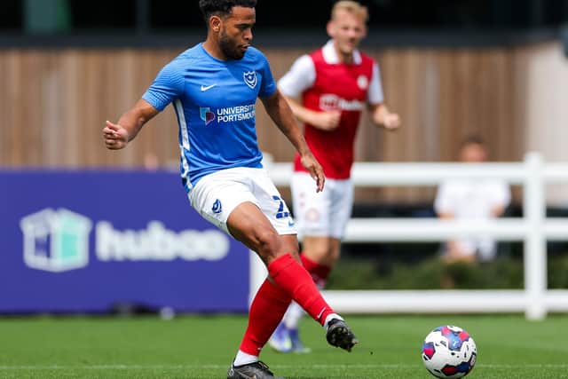 Louis Thompson is encouraged by the quality Pompey possess in the centre of midfield for the season ahead. Picture: Rogan/Fever Pitch