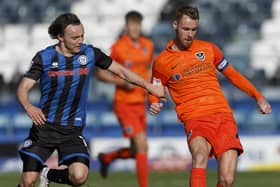 Tom Naylor in action for Pompey away at Rochdale in September. Picture: Daniel Chesterton/phcimages.com