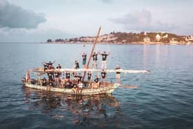 The Flipflopi off the coast of Kenya