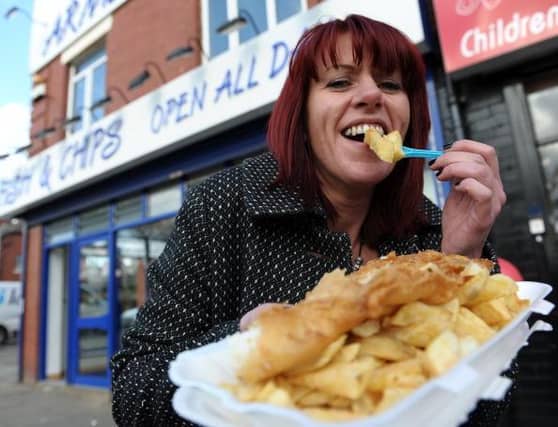 Fish and chips.