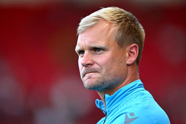 Liam Manning was linked with the Pompey head coach role back in January Picture: Dan Mullan/Getty Images