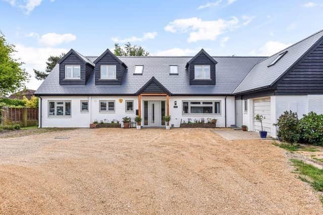 This five bedroom detached house in Emsworth has gone on sale for £1,795,000. It is listed by Borland & Borland, Emsworth.