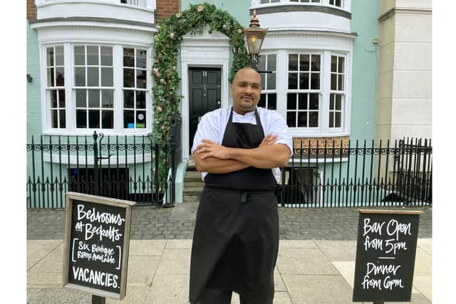 Jack Sencherey-Evans, head chef at Becketts, Southsea.