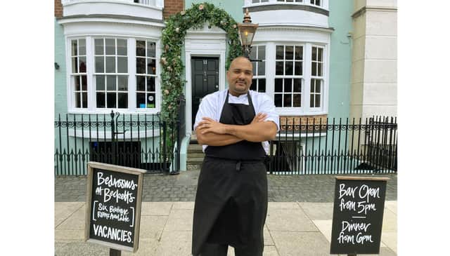 Jack Sencherey-Evans, during his time as head chef at Becketts in Southsea.
