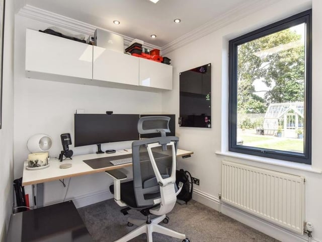 The property comes with five bedrooms.