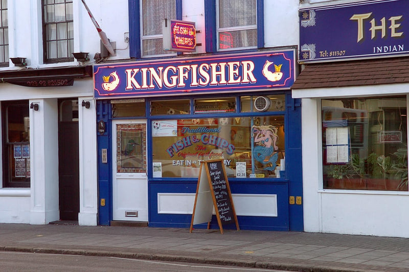 2006. Kingfisher Fish and Chips shop at Albert Road, Southsea. Picture: Michael Scaddan 060315-0045
