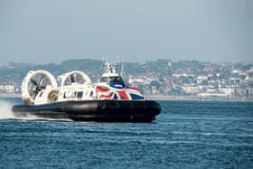 The hovercraft service between Portsmouth and the Isle of Wight