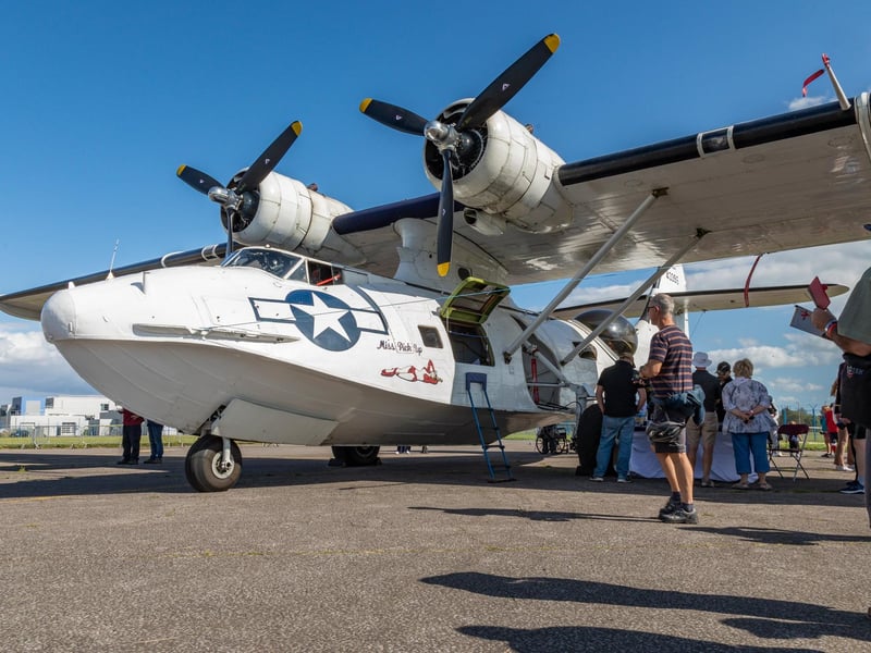 The Canadian Catalina PBY-5A amphibious bomber from 1943.