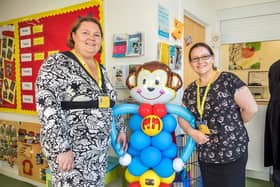 Marvels and meltdowns opening in 2017.CEO & Co-Founders Shandrika Day and Tricia Lyons pose alongside a balloon rendering of their mascot