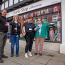 Will Coulston - general manager, Clare Kennar - shop manager, Charlotte Waters - supervisor, and Joyce Furzer - volunteer at the new shop in Havant. Picture:Habibur Rahman