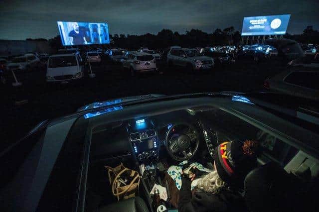 A drive-in cinema. Picture: Darrian Traynor/Getty Images