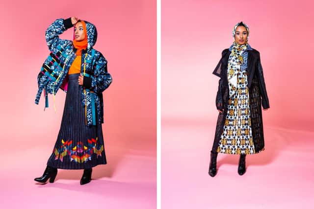 A model wearing some of Hena Begum's Modestly brand. Picture: Hena Begum