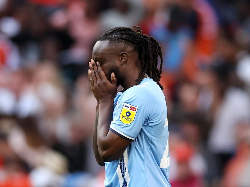 Wing-back is on the lookout for a new club following his release from Coventry after painful penalty shootout miss in play-off final. Luton and Derby have been credited with interest.