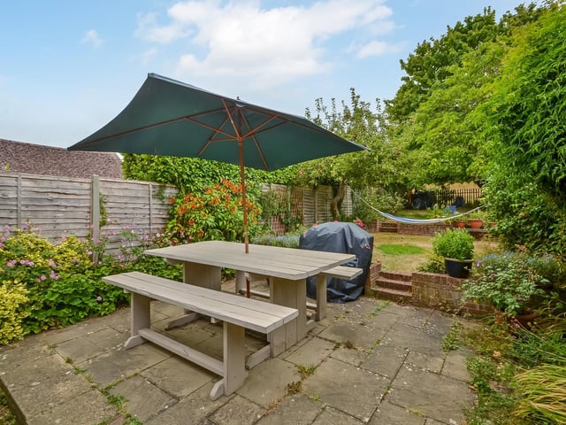 The back garden